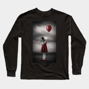 sad little girl Long Sleeve T-Shirt